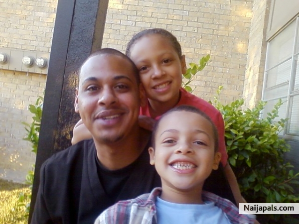 MY SON MICHEAL AND MY GRANDDAUGHTER TAVIA AND GRANDSON MICHAEL - click for next photo