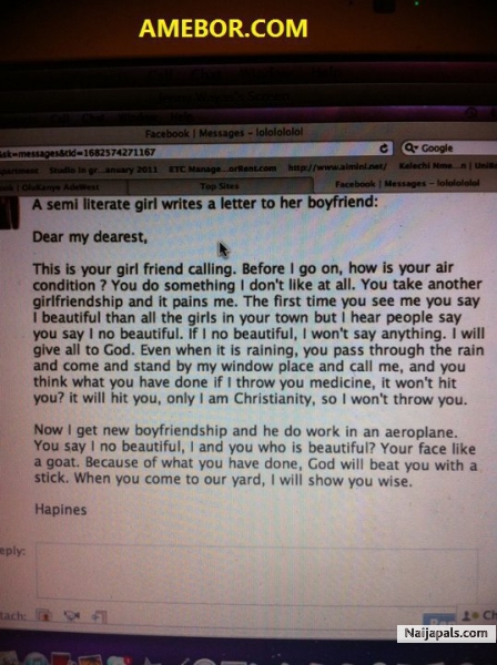 seriously cnt jt stop laffing anytym i read dis letter.............. - click for next photo