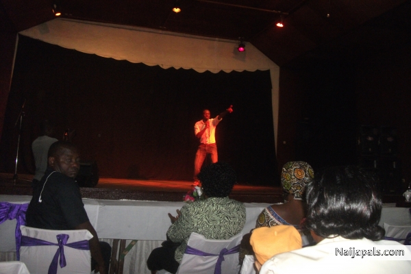 on stage - click for next photo