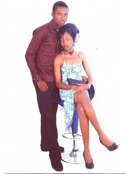 With Mygurl b/4 i left Naija - click for next photo