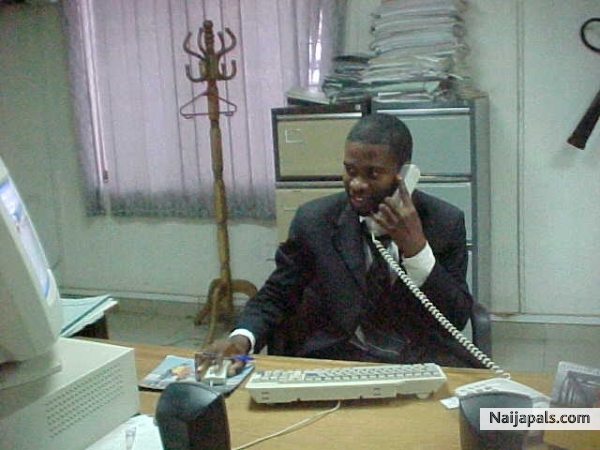 in my office in 2001 - click for next photo