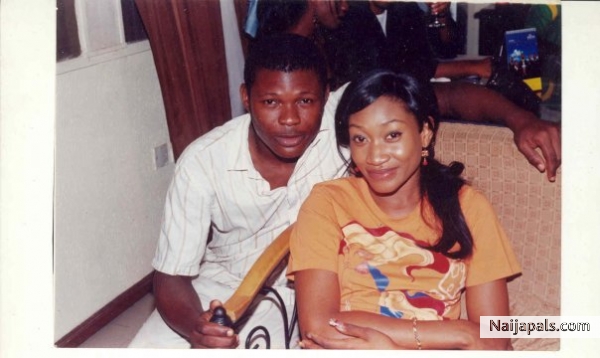 Me & Oge Okoye shooting on set - click for next photo