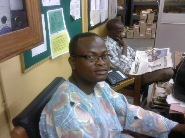 me in office - click for next photo