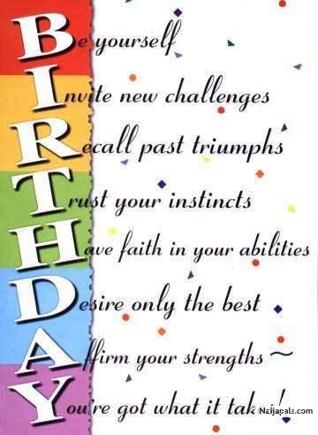 Wishing myself happy birthday, may God grant all my heart desire - click for next photo
