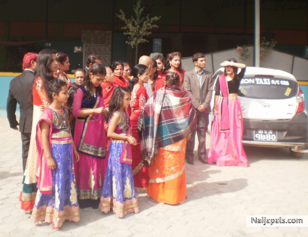Wedding photo in Kathmandu, Nepal. - click for next photo
