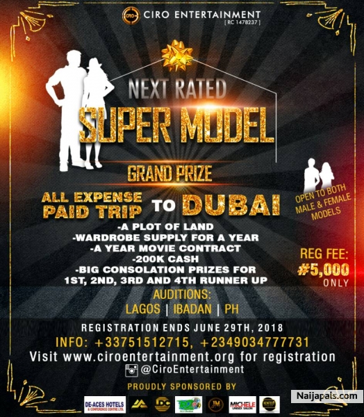 WIN A TRIP TO DUBAI WITH NEXT RATED SUPER MODEL COMPETITION - click for next photo