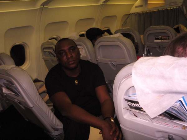 Dark moment, on my way to 9ja for my late Dad´s burial rites - click for next photo