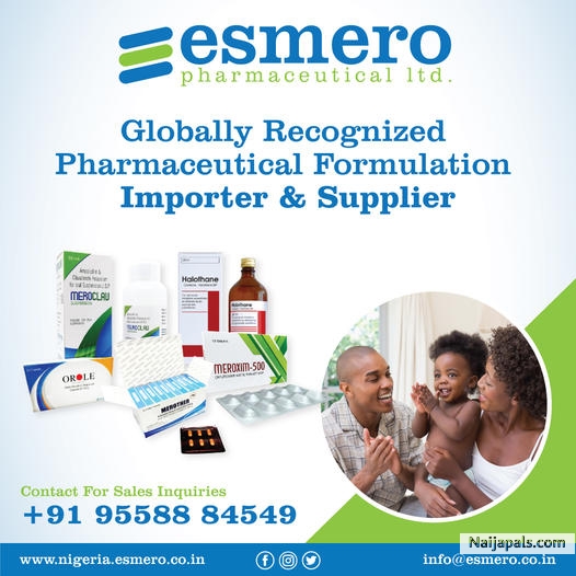 Pharma Formulation Importer in Nigeria. - click for next photo