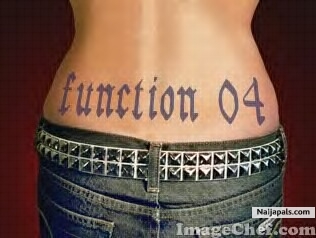 wetin behind it, tel me who do dis design nd gal is so fine. - click for next photo