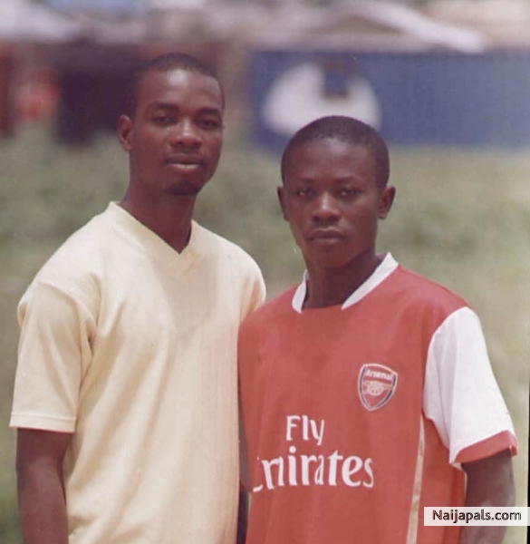 joe and dayo in school - click for next photo