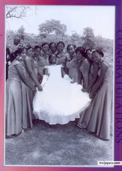 My bridal train - click for next photo