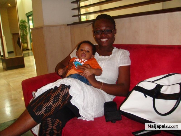 My Love with her Nephew, Bonuola - click for next photo