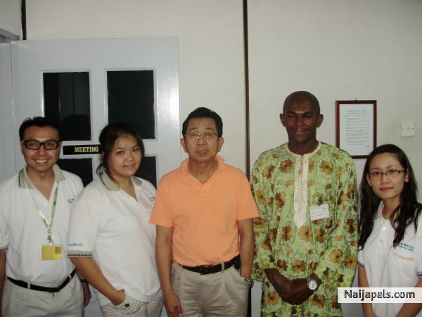 Ekoowd Staffs with Director - click for next photo