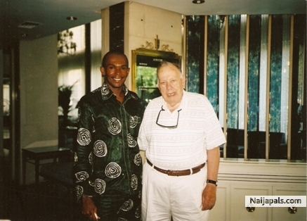In Athens with Manager - click for next photo