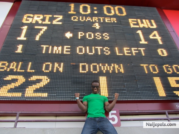 In Washington Grizzly Stadium! - click for next photo