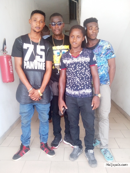 Nathan and Young Kaze and friends at Port-harcourt P. MAN Performing Musician Association of Nigeria election - click for next photo