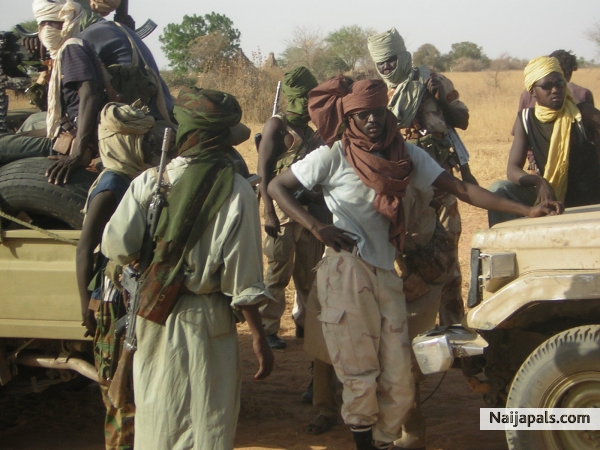 Darfur rebels - click for next photo
