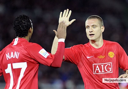nani and vidic - click for next photo