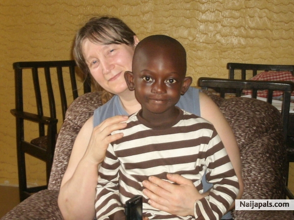 me and our little Angel Vincent - click for next photo