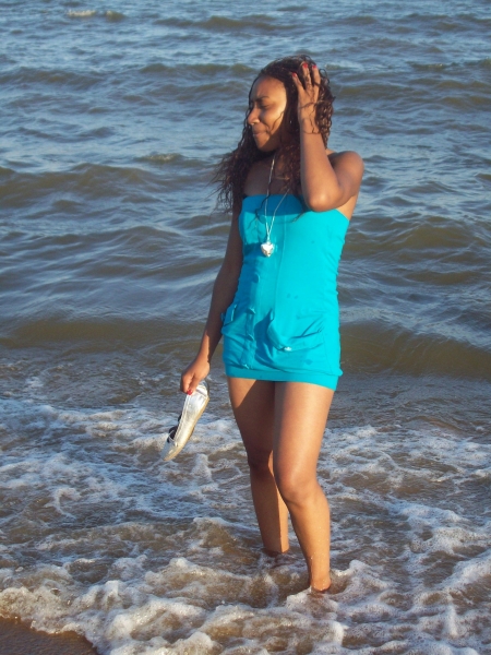 lol i was afraid of the water - click for next photo