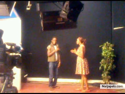 my first musical interview wit the TVs station. MBI,ABS and ait. God is in control - click for next photo