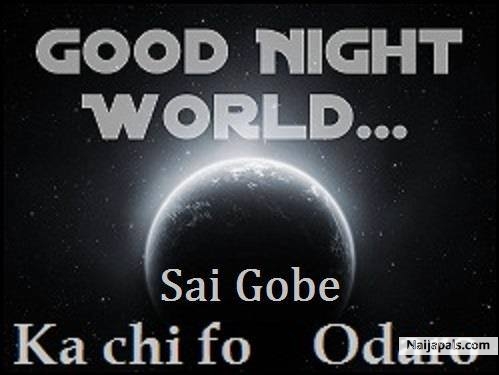 Sleep well my Naija friends... - click for next photo