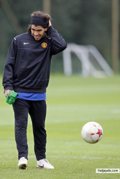 tevez in training - click for next photo