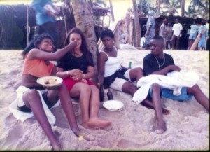 with friends - click for next photo