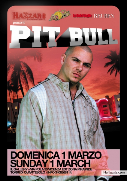 ME AND PITBULL - click for next photo