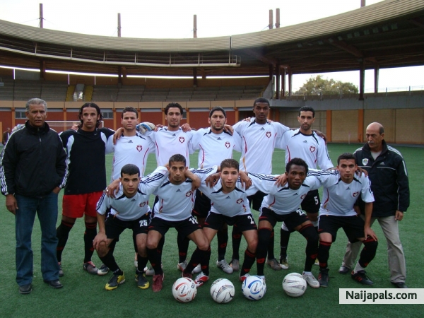IN DAHRA F.C LINE UP. - click for next photo