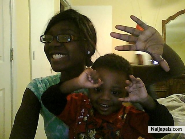 me and samson(my nephew) - click for next photo