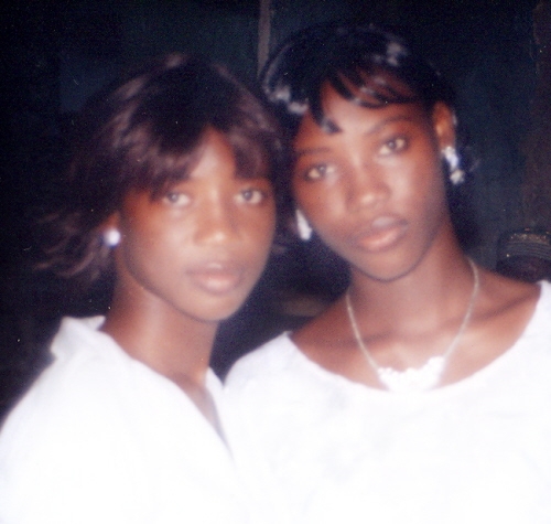 my kid sis and i - click for next photo