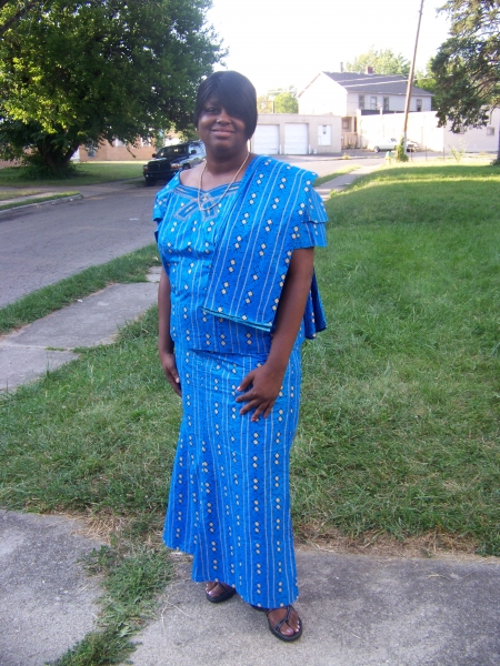 Going to Naija party last week - click for next photo