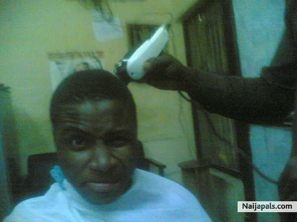 Trying to get a good haircut lol - click for next photo