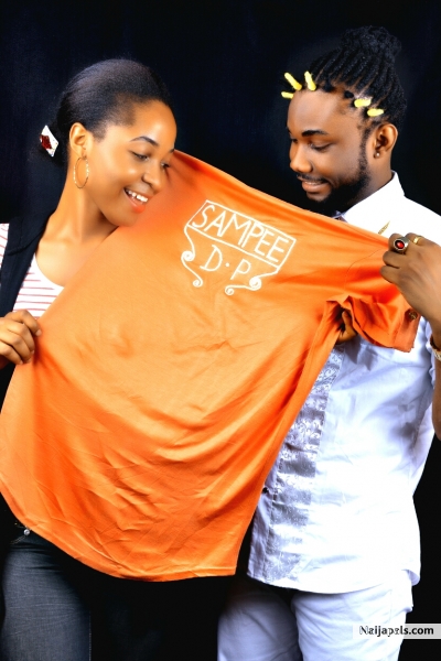 Don Prince aka Sampe with His Daughter Princess Chinagorom Jennifer Williams Advertising His Slogan Polo Sampe - click for next photo