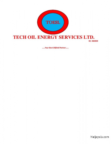 TECH OIL ENERGY SERVICES LIMITED (TOESL) - click for next photo