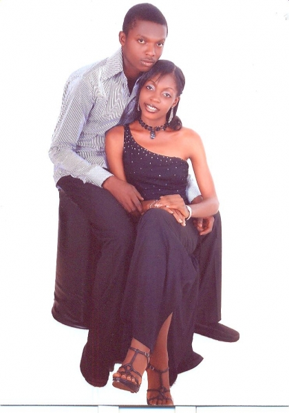 With Mybaby b/4 i left Naija - click for next photo