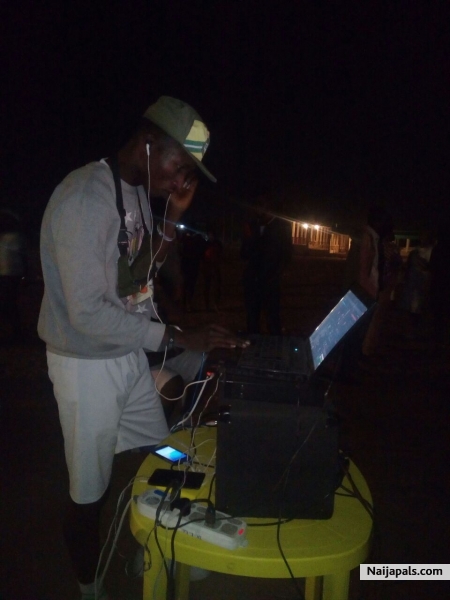 Dj Ajasco official DJ @Orientation_Brocasting_Service_wamakocamp_Sokoto. camp_fire_night - click for next photo
