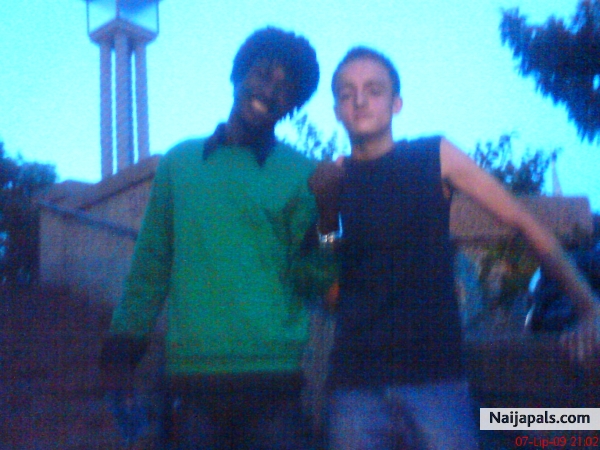 me nd my friend who is from Nigeria but he lives nd works in Czech Republic - click for next photo