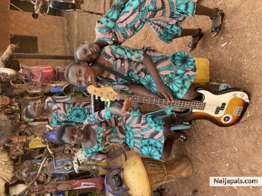 Uromi Girls Primary School Music Classes Band. - click for next photo
