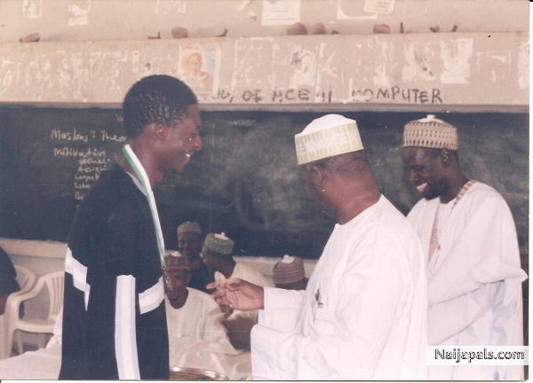 Medal presentation after winyn the 2005 NICEGA Basketball competition @ Osun State. - click for next photo