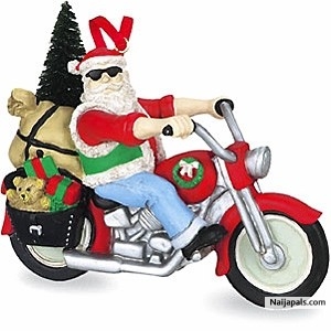 Christmas Biker Santa Clause - click for next photo