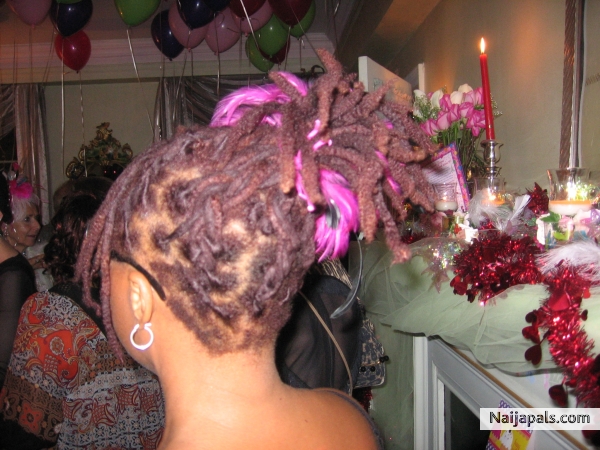 up do hairstyle on my beautiful model - click for next photo