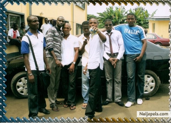 I with my friends on the playing ground - click for next photo