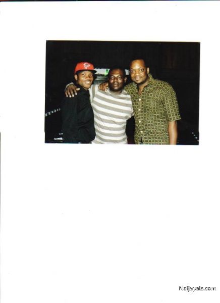 Frankie,African China and honourable DJ Abbass After concert hang out - click for next photo