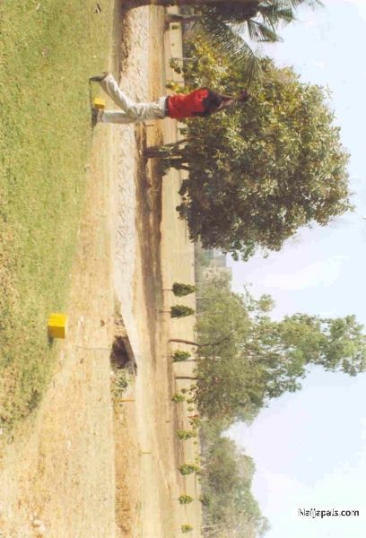 PLAYING GOLF - click for next photo
