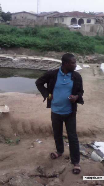 My Colleague Ifeoluwa at The Pond - click for next photo