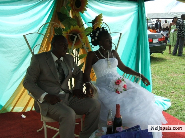 my brother and his wife during their wedding - click for next photo