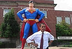 me at the back of obama. (superdude) - click for next photo