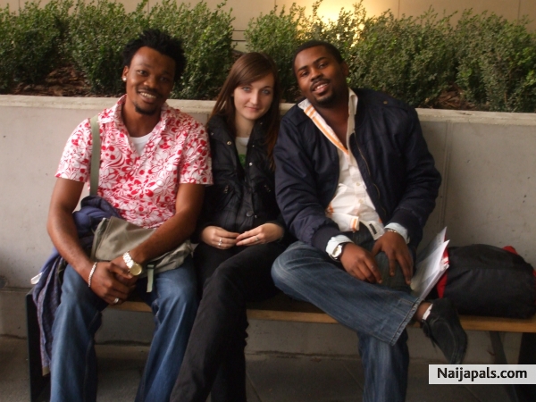 with classmate - click for next photo